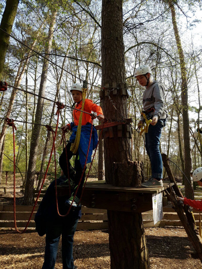 Saisonabschluss M&auml;nnliche E-Jugend 2015/2016 Kletterwald