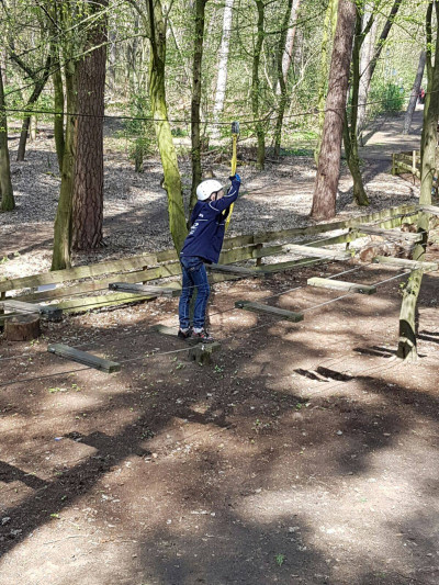 Saisonabschluss M&auml;nnliche E-Jugend 2015/2016 Kletterwald