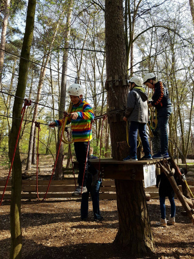 Saisonabschluss M&auml;nnliche E-Jugend 2015/2016 Kletterwald