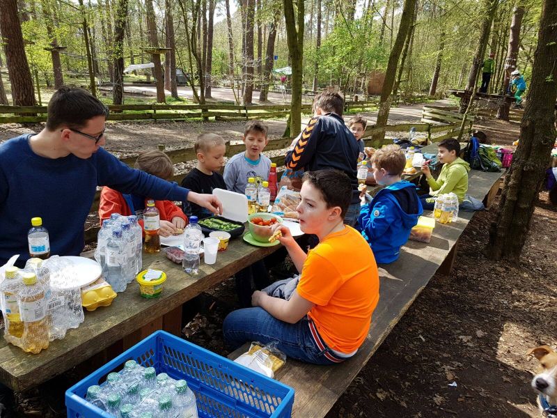 Saisonabschluss M&auml;nnliche E-Jugend 2015/2016 Kletterwald