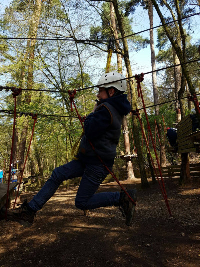Saisonabschluss M&auml;nnliche E-Jugend 2015/2016 Kletterwald
