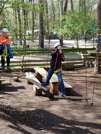 Saisonabschluss M&auml;nnliche E-Jugend 2015/2016 Kletterwald